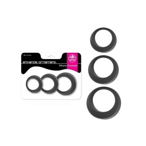 Enhance Ornament C Rings Set Of 3