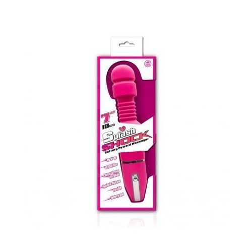 Splash Shock 7" Silicone Wand Pink