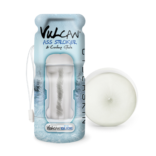 CyberSkin Vulcan Ass Stroker w/Cooling Glide Frost
