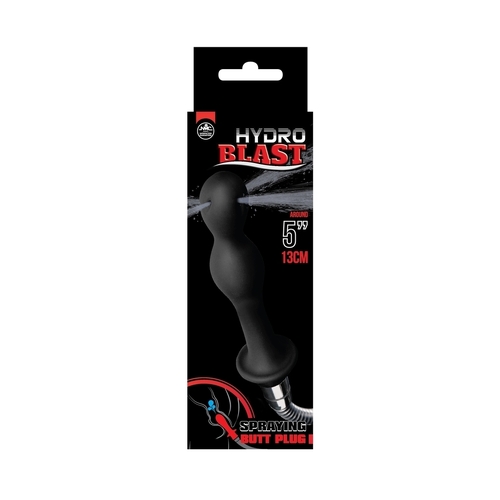 Hydro Blast 5" Silicone Douche Black