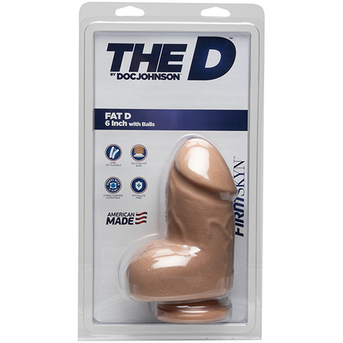 6" Fat Firm Cock + Balls
