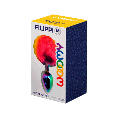 Wooomy Filippi Fluffy Rainbow Metal Plug M