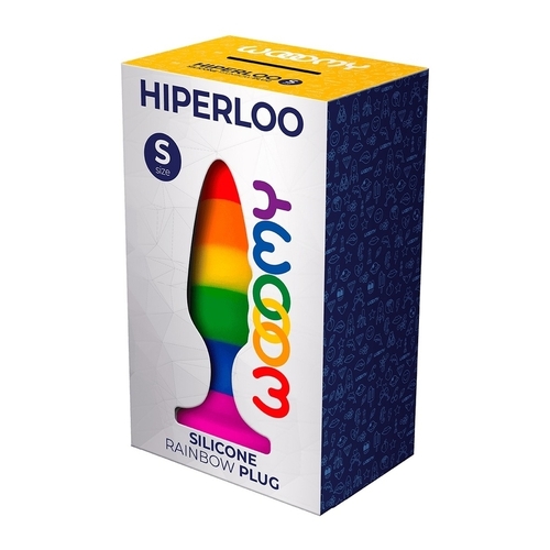 Wooomy Hiperloo Silicone Rainbow Plug S