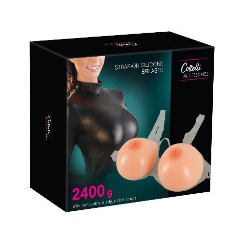 Silicone Breasts with Straps 2400g