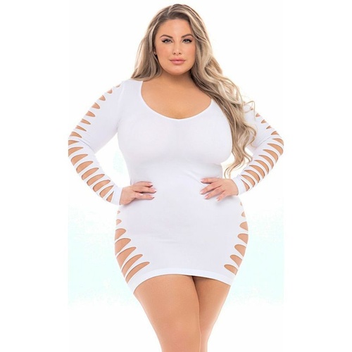 Bold Babe Long Sleeve Dress 1X