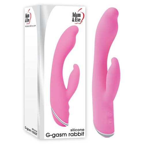 Adam & Eve G-Gasm Rabbit Pink 20.3 cm (8'') Rabbit Vibrator