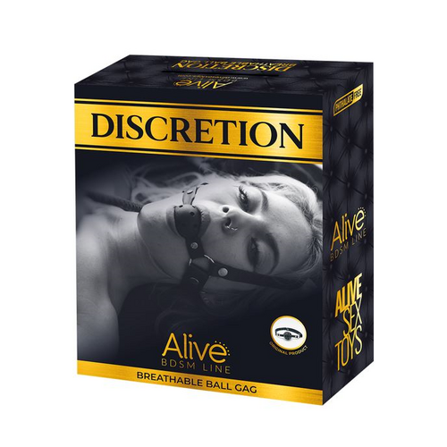 ALIVE DISCRETION BLACK BALL GAG