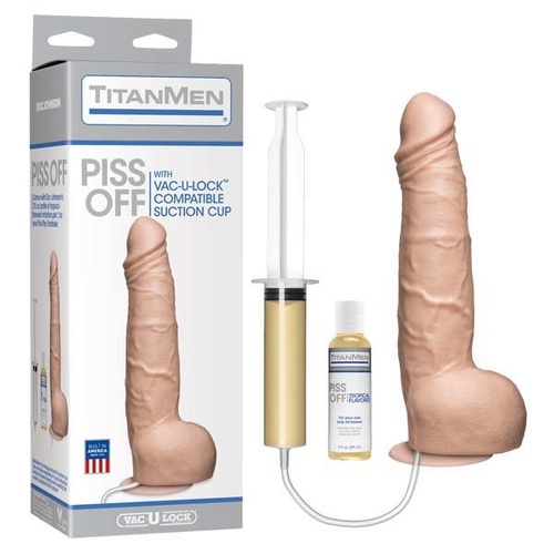 10" TitanMen Piss Off Pissing Cock