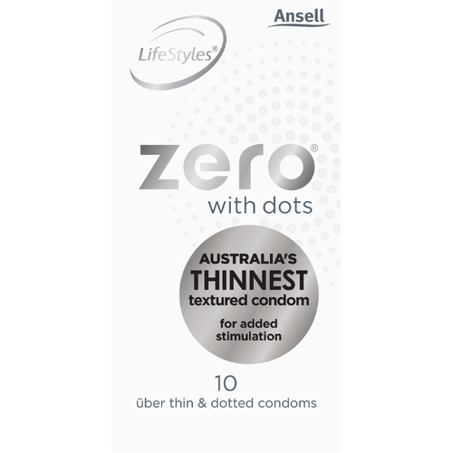 52mm LifeStyles Zero Condoms x10