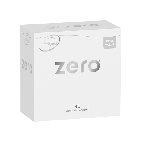 52mm LifeStyles Zero Condoms x40