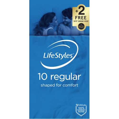 54Mm Lifestyles Condoms X12