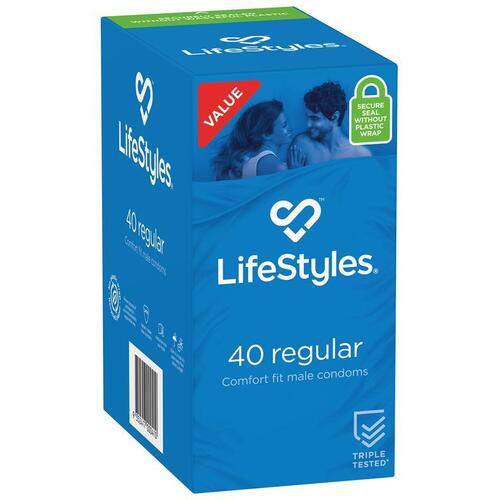 54Mm Regular Condoms X40