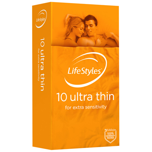53Mm Lifestyles Thin Condoms X12
