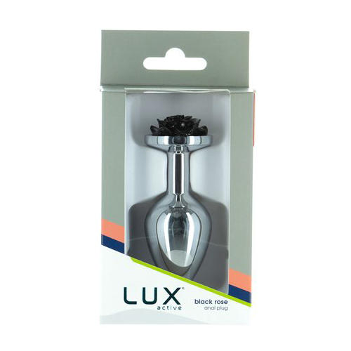 3" Rose Metal Butt Plug