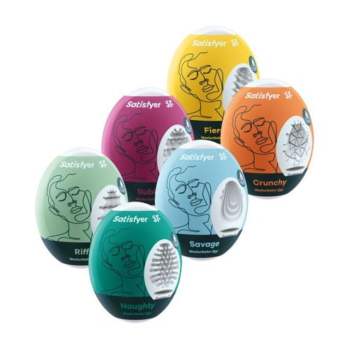 Assorted Egg Strokers x6
