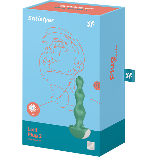 Lolli 2 Ribbed Vibrating Butt Plug