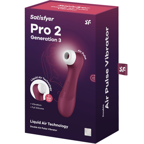 Satisfyer Pro 2g3 Liquid Vibration Wine