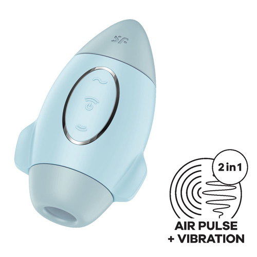 Satisfyer Mission Control   Usb Rechargeable Vibrating Air Pulse Stimulator