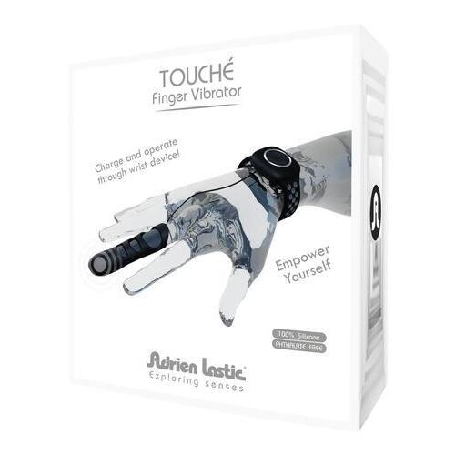 Touche Finger Vibrator Grey-Black