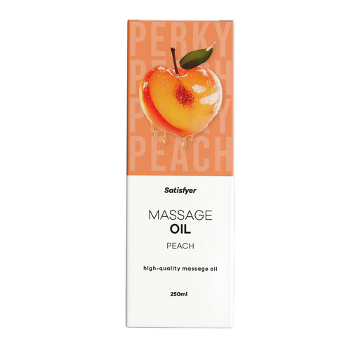 Satisfyer Massage Oil, 250ml Peach