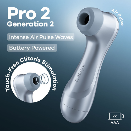 Satisfyer Pro 2 - Blue - Battery Series Blue Touch-Free Clitoral Stimulator