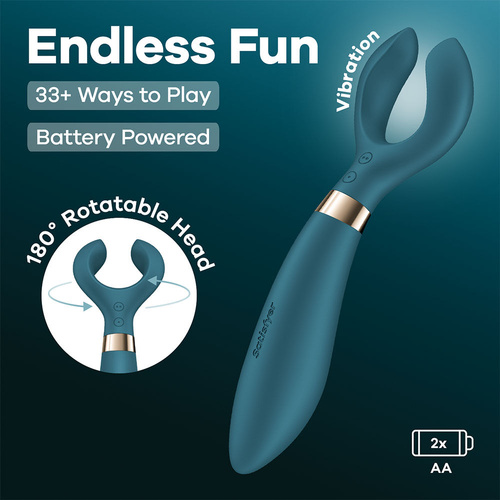 Satisfyer Endless Fun - Battery Series Green 23.5 cm Stimulator