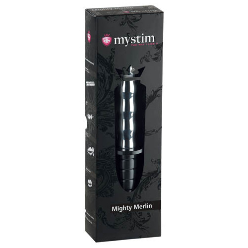 Mighty Merlin Aluminium 25 cm Dong with Handle & E-Stim