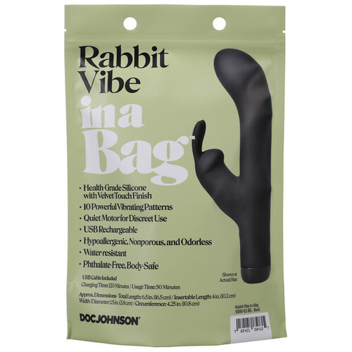 Rabbit Vibe In A Bag Black