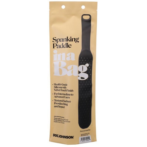 Spanking Paddle In A Bag Black