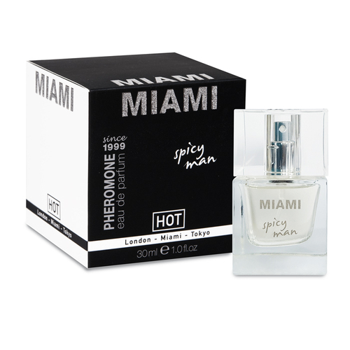Hot Pheromone Miami - Spicy Man Pheromone Cologne for Men - 30ml