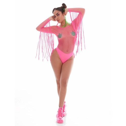 Fringe Benefits Set Hot Pink/ Pot Pasties OS