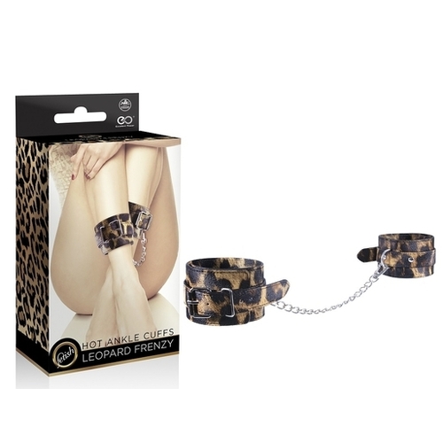 LEOPARD FRENZY ANKLE CUFFS