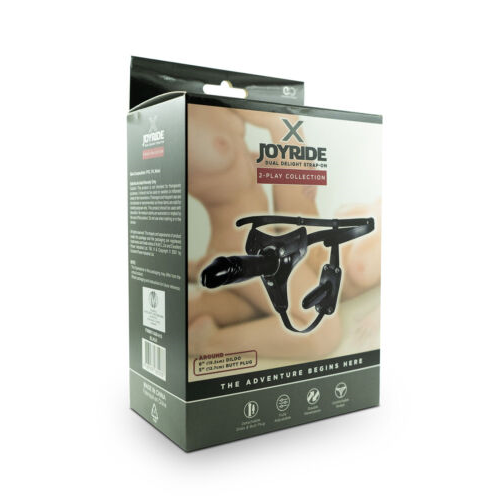 X Joyride 6" & 5" Dual Delight Strap On
