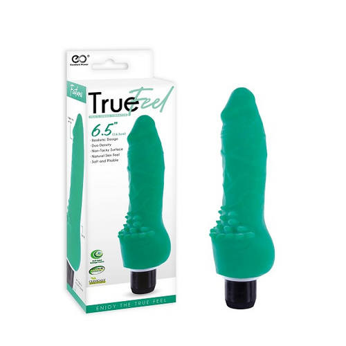 True Feel Realistic Vibrator 6.5"