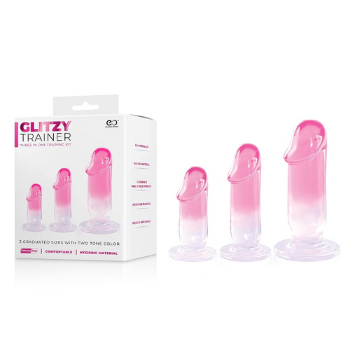 GLITZY TRAINER 3 IN 1 DONG  KIT- PINK