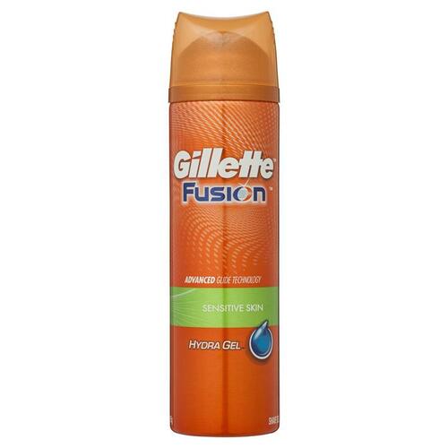 Gillette Fusion Hydra Gel Sensitive 195g