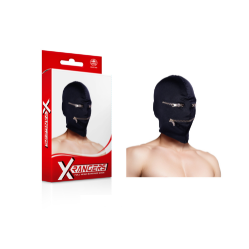 X-RANGERS ZIPPER FACE HOOD