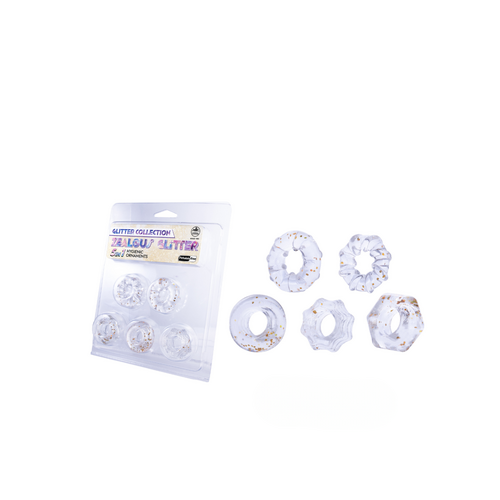 ZEALOUS GITTER TPE ORNAMENT KIT SET IN CLEAR GOLD