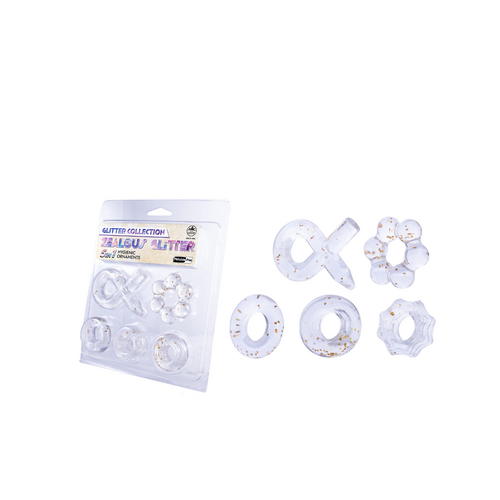 ZEALOUS GITTER TPE ORNAMENT KIT SET IN CLEAR GOLD