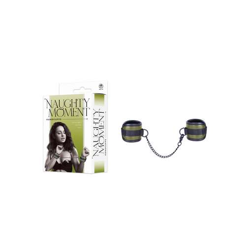NAUGHTY MOMENT HAND CUFFS GREEN