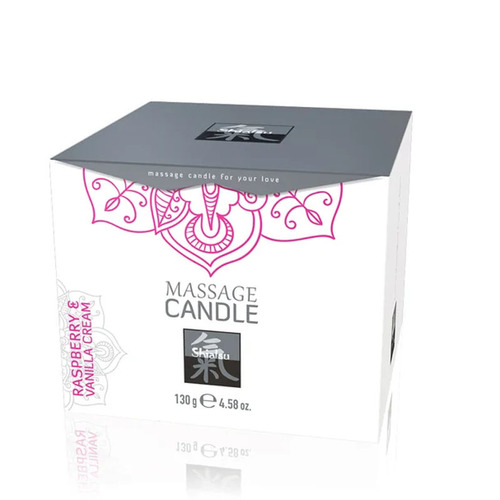 Raspberry + Vanilla Massage Candle