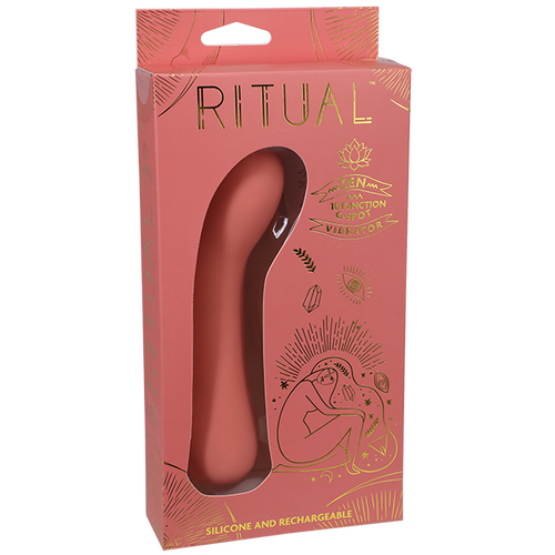 Ritual Zen Rechargeable Silicone G Spot Vibe Coral