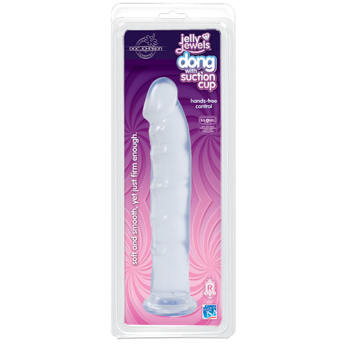 8" Dong With Suction Cup Diamond