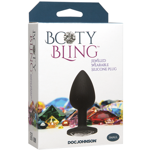 Booty Bling Small Silver Butt Plug
