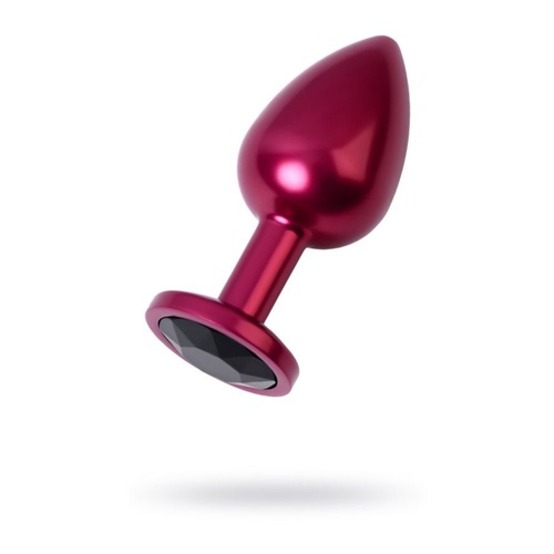 Metal Anal Plug W  Crystal Medium