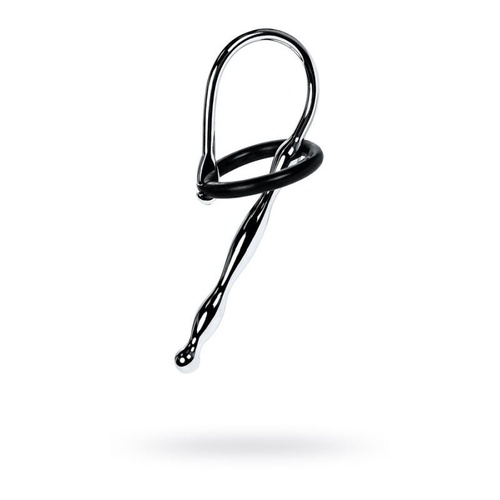 Metal Urethral Plug W  Silicone Ring