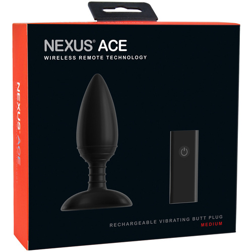 4" Ace Medium Vibrating Butt Plug