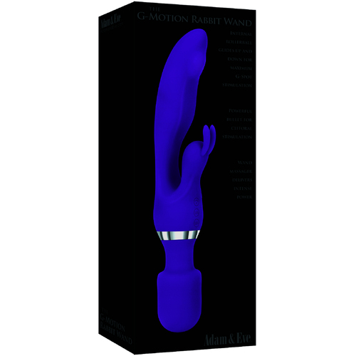 5"  G-Motion  Wand Rabbit Vibrator