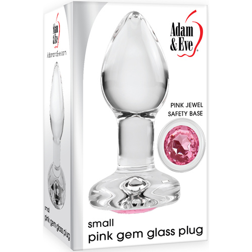2.5" Medium Glass Gem Butt Plug