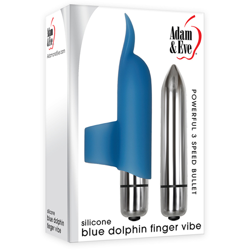 Blue Dolphin Finger Vibrator